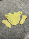 Used/Worn Yellow Calvin Klein Bikini Panties 💛