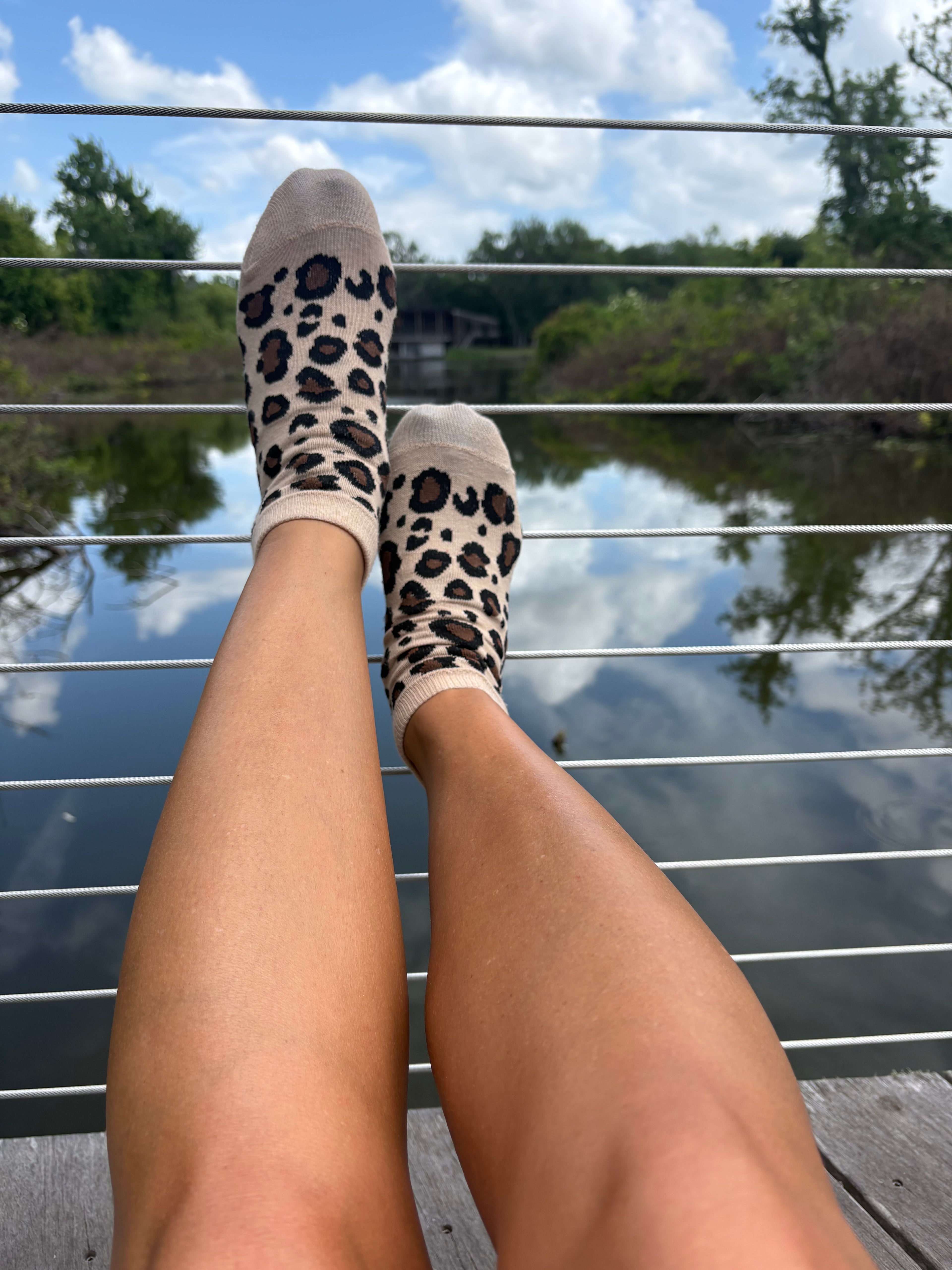 Used Cheetah 🐆 Ankle Socks 🖤