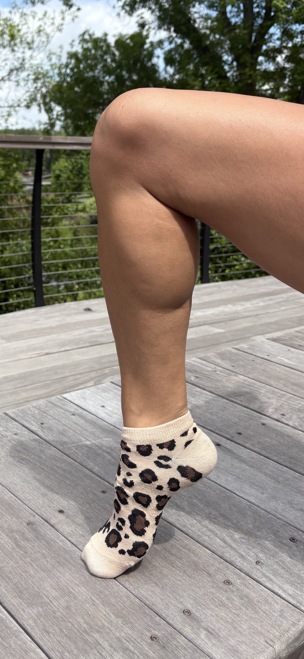Used Cheetah 🐆 Ankle Socks 🖤