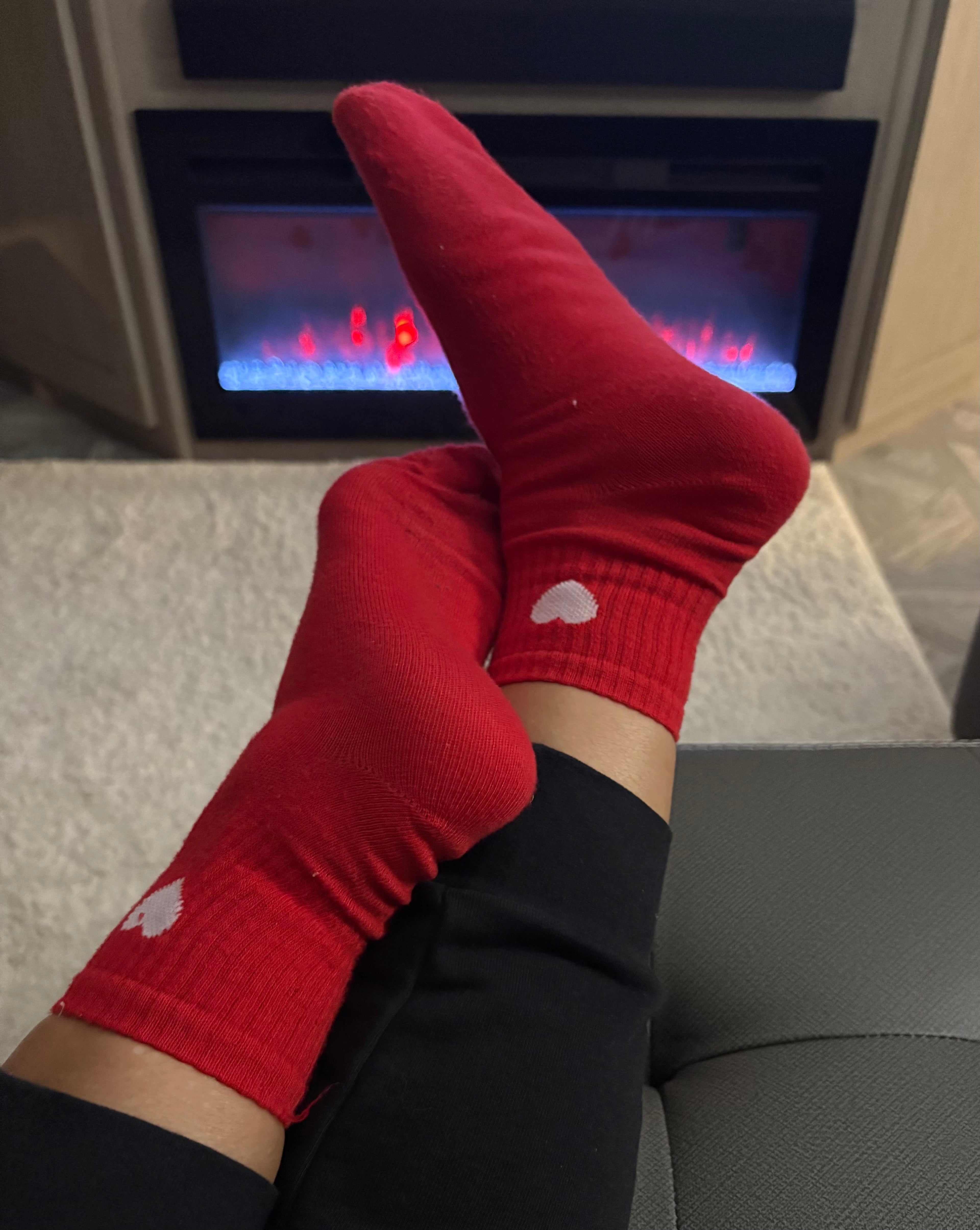 Used/Worn Socks ❤️🤍❤️