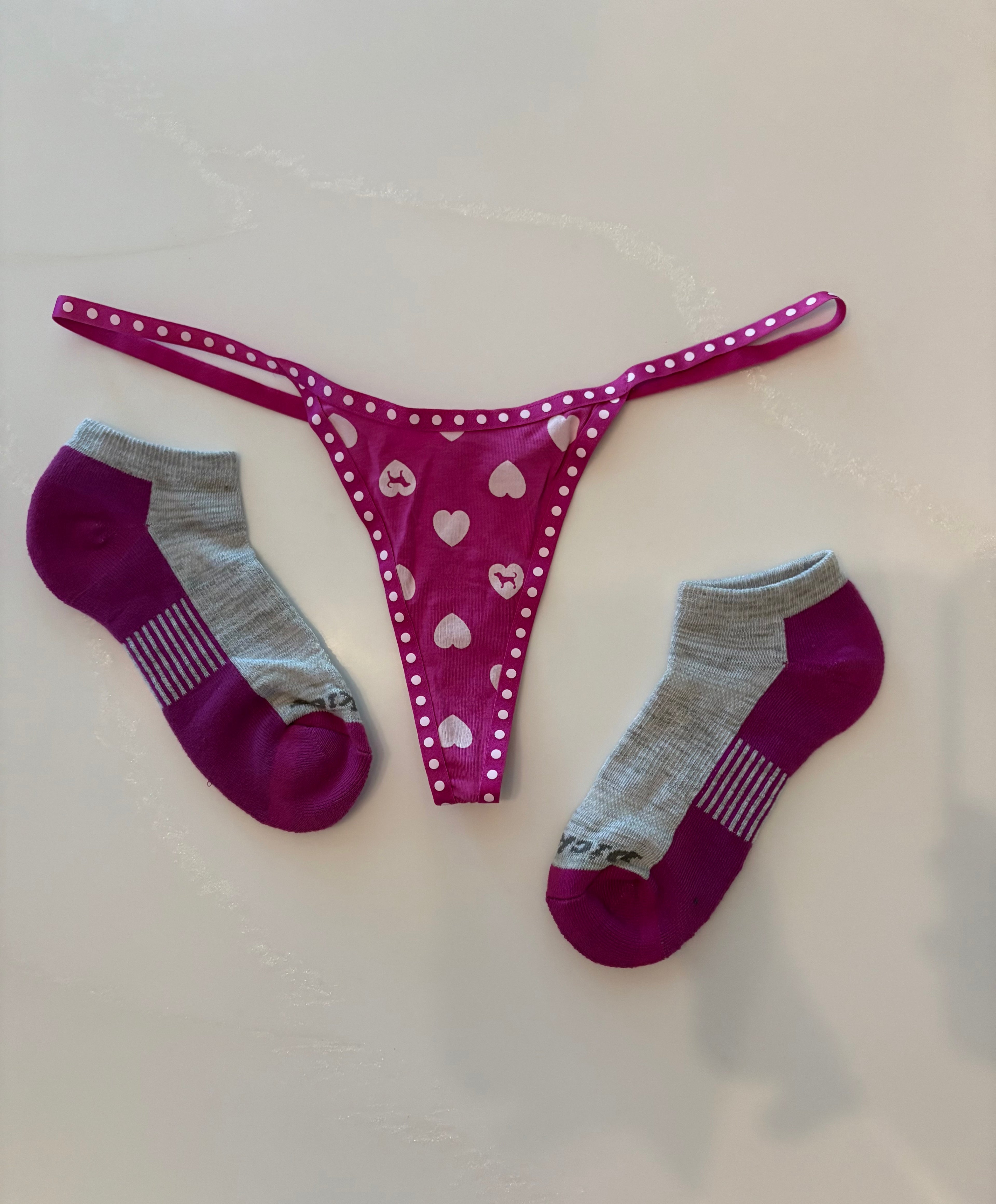 Used VS Panties & Dickie Socks Combo 🩷