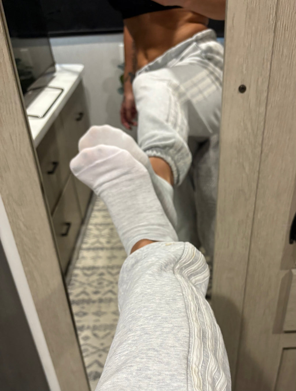 Worn/Used Women’s Socks 🩶🤍🩶