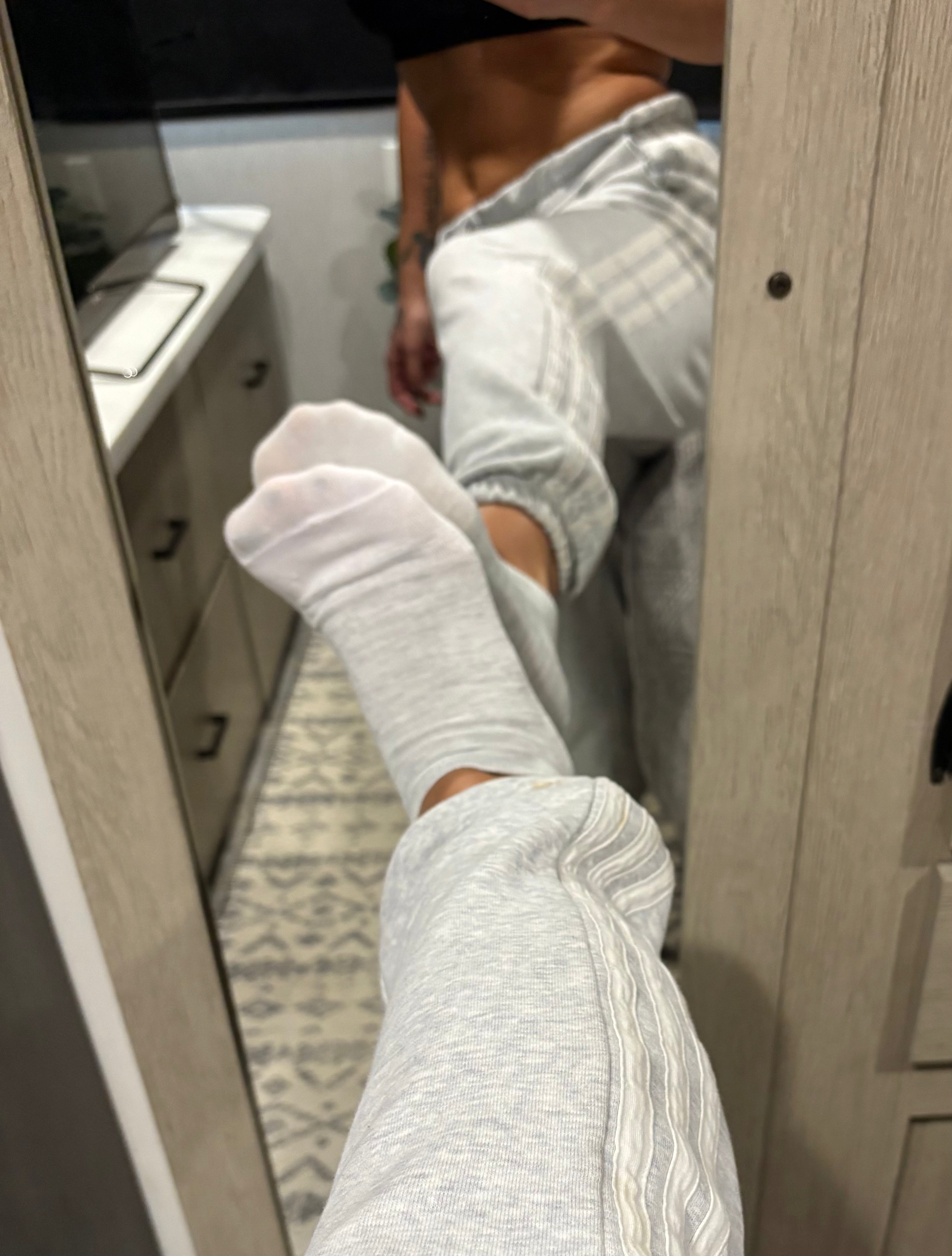 Worn/Used Women’s Socks 🩶🤍🩶