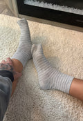 Worn/Used Women’s Socks 🩶🤍🩶 (TWO wears)