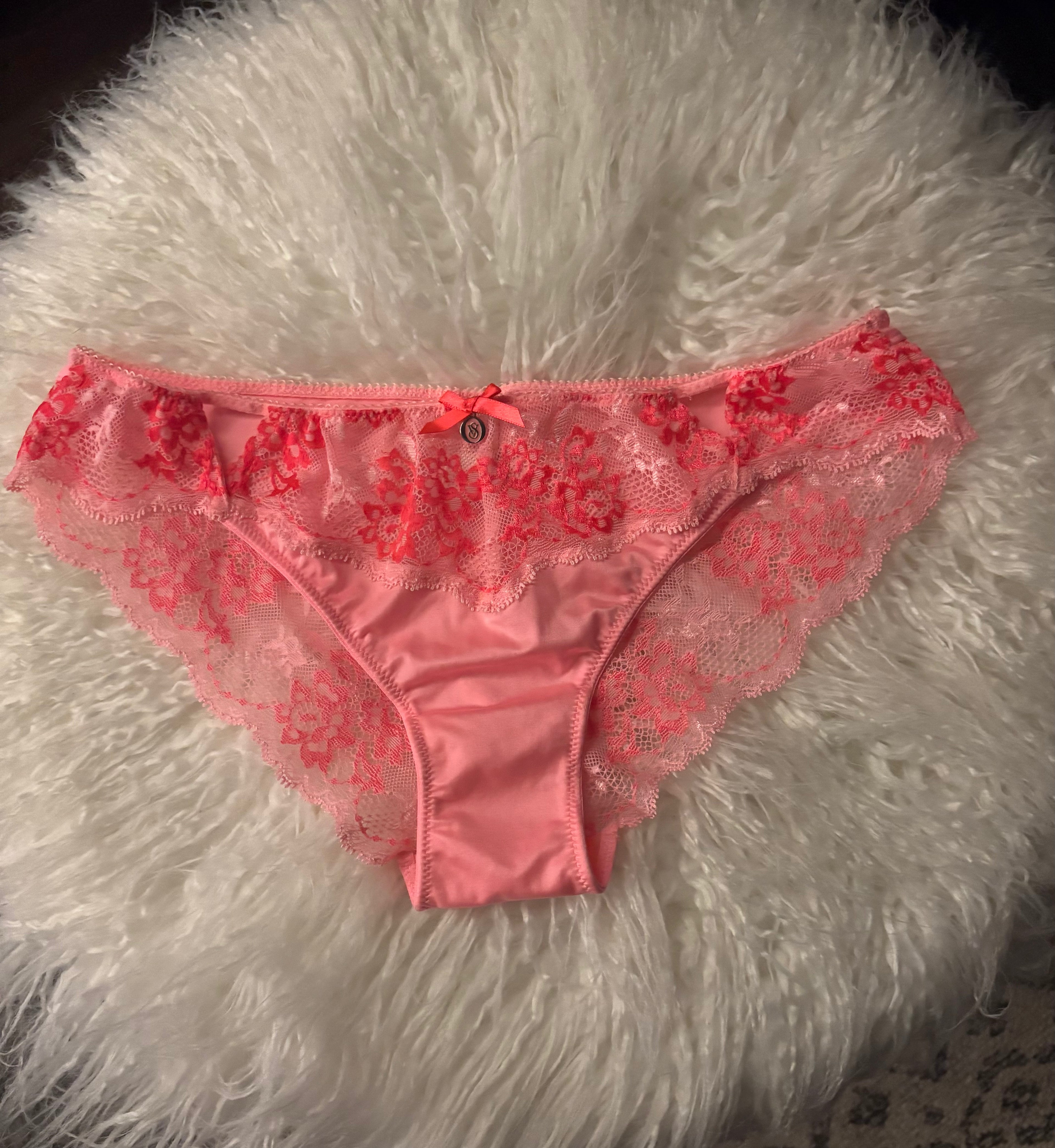 Worn Satin VS Panties 🧡