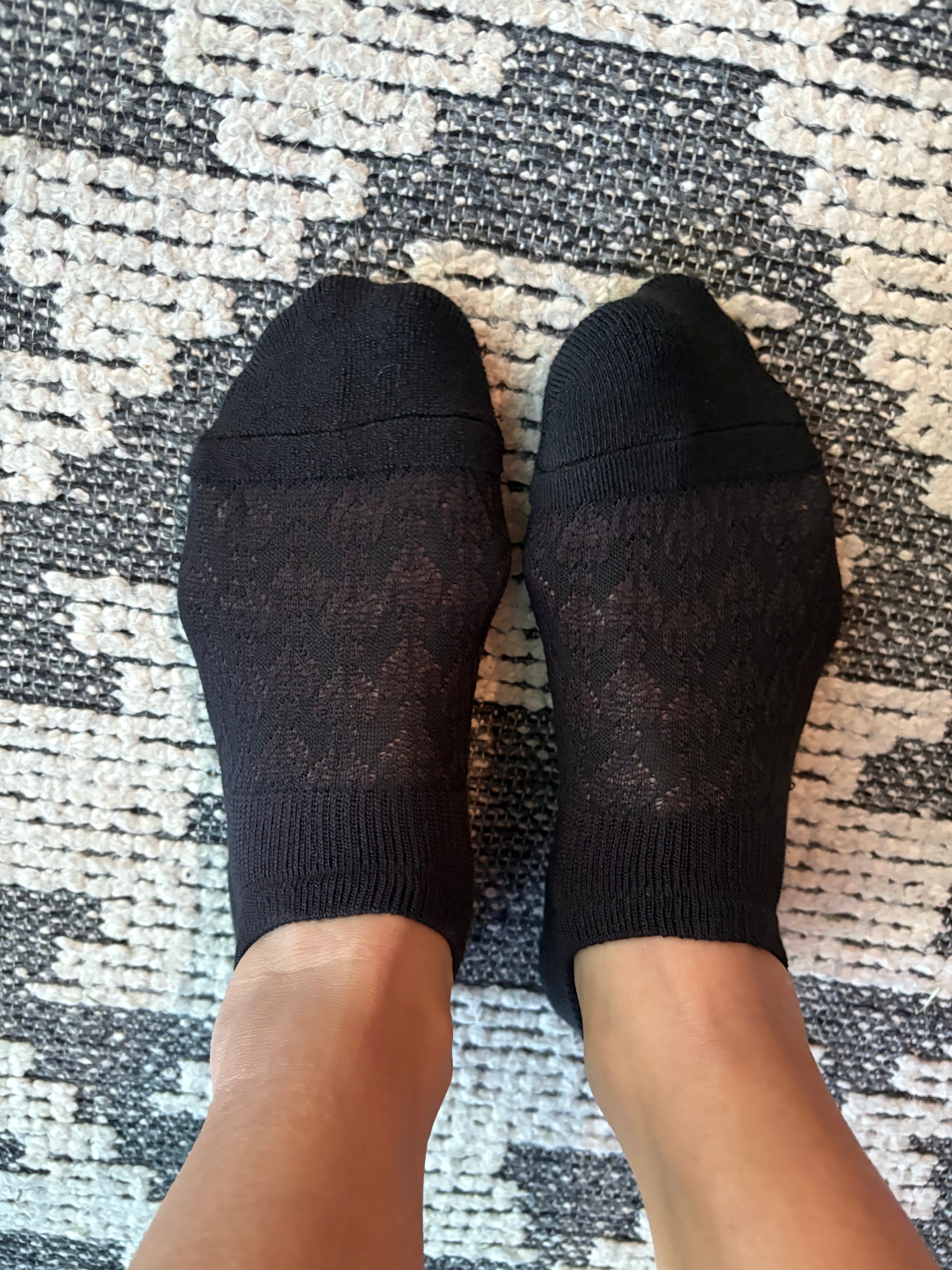 Well Worn Black Socks 🖤