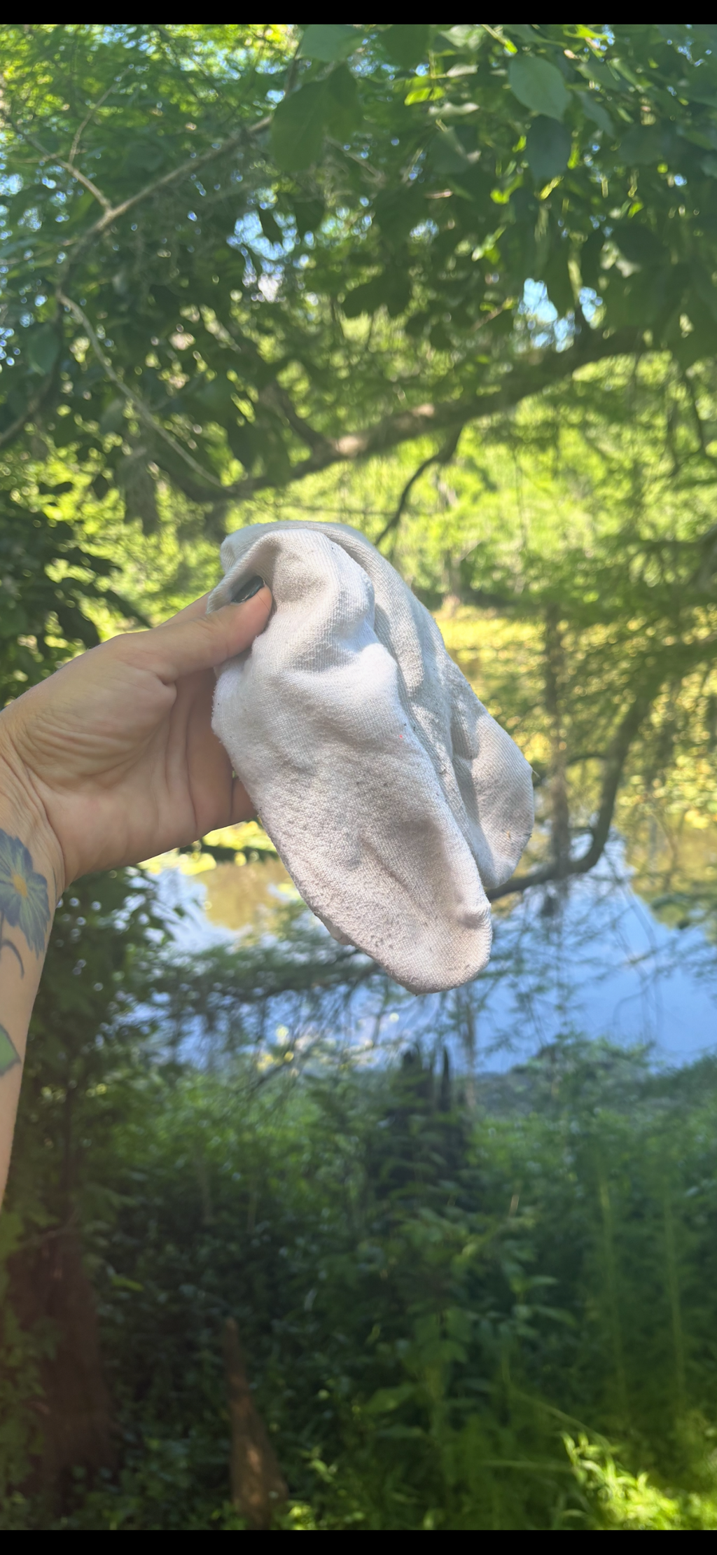 Used White Athletic Socks 🤍🩷🤍 FOUR days wear