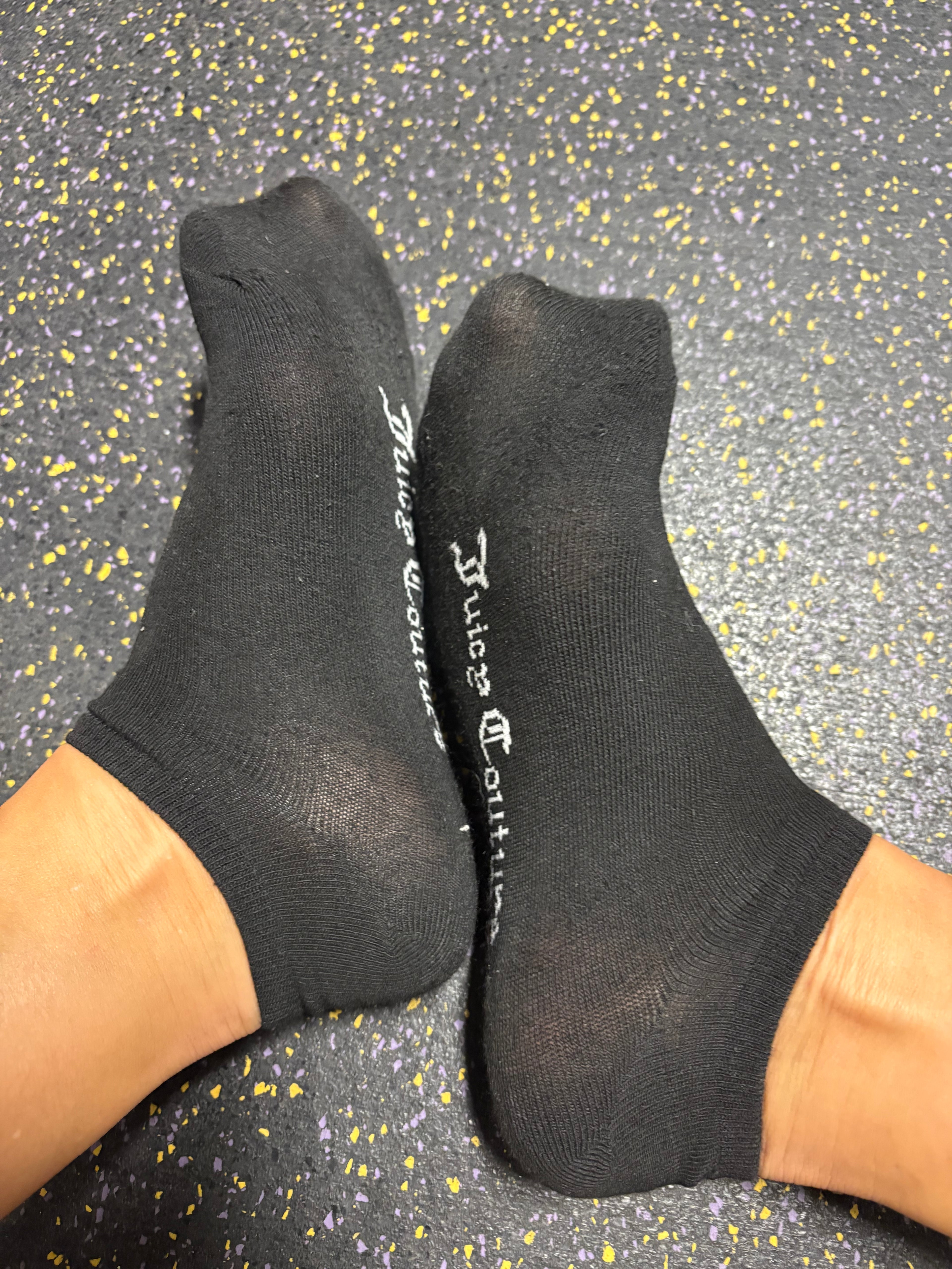 Worn/Used No Show Gym Socks 🖤 (VERY worn/VERY stinky)