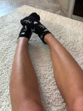 Worn/Used Juicy Socks 🖤🤍🖤 (5 wears/Stinky)