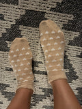 Worn/Used Ankle Socks 🧦 🤎🤍🤎