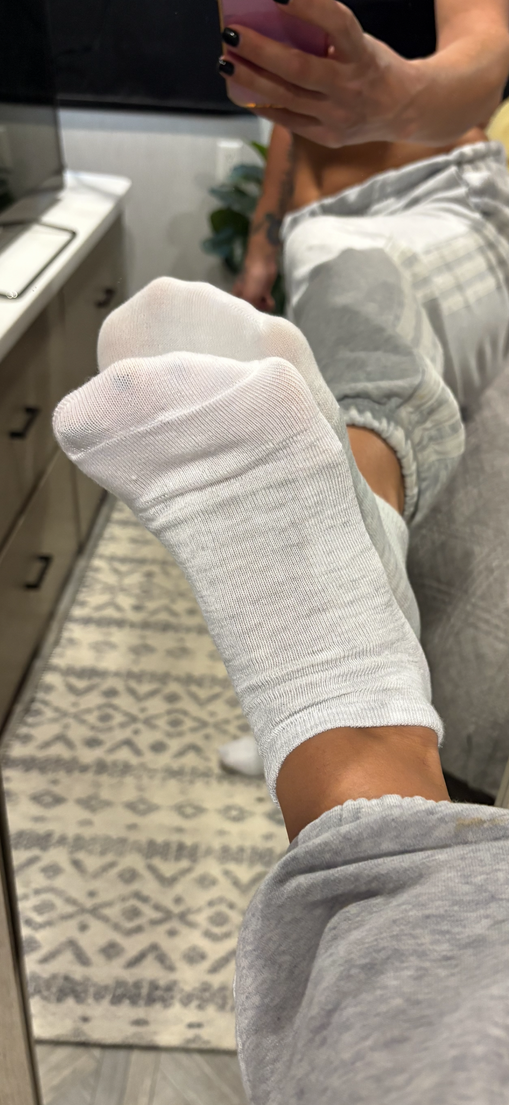 Worn/Used Women’s Socks 🩶🤍🩶