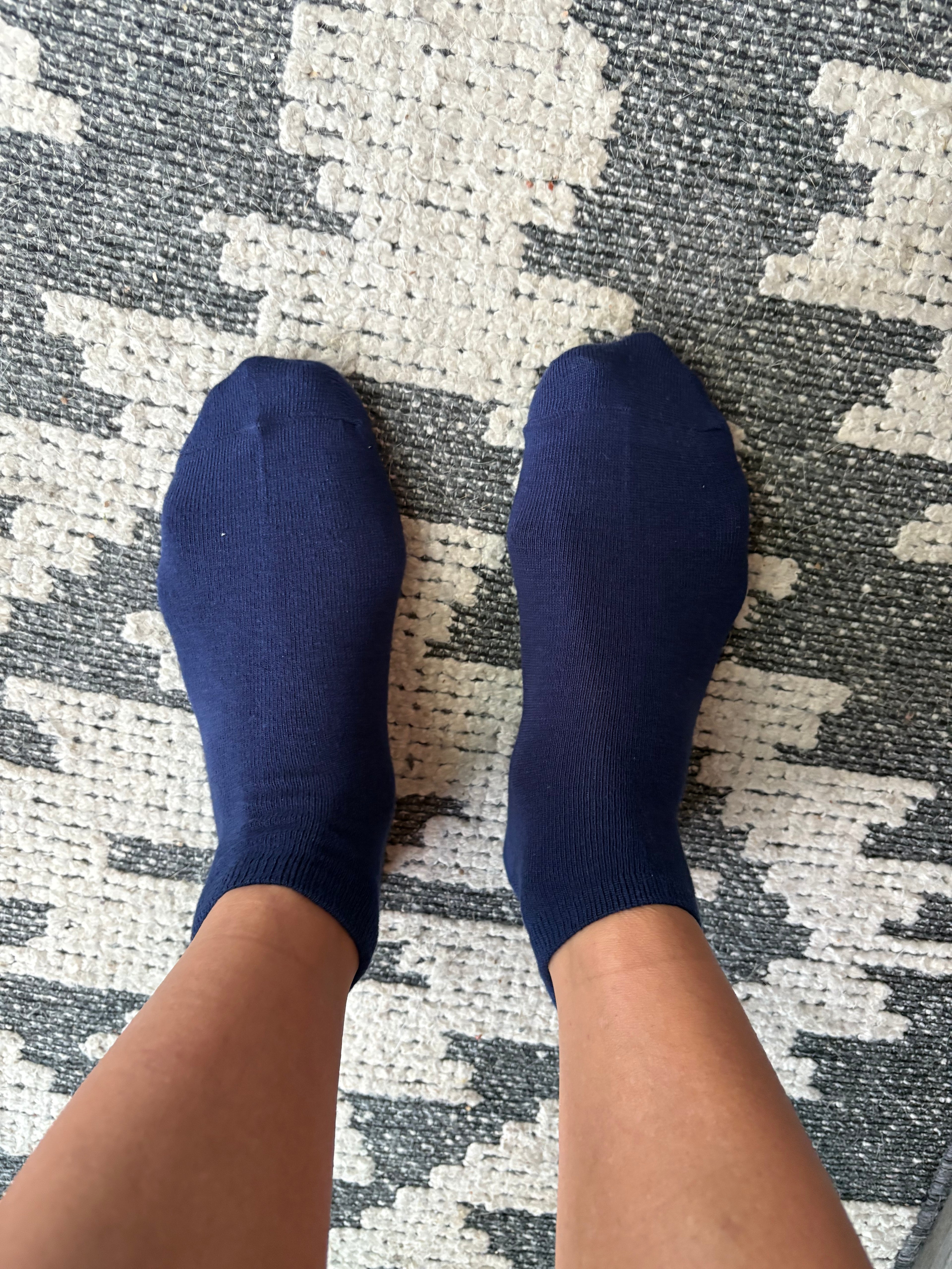 Worn/Used Navy Women’s Blue Socks