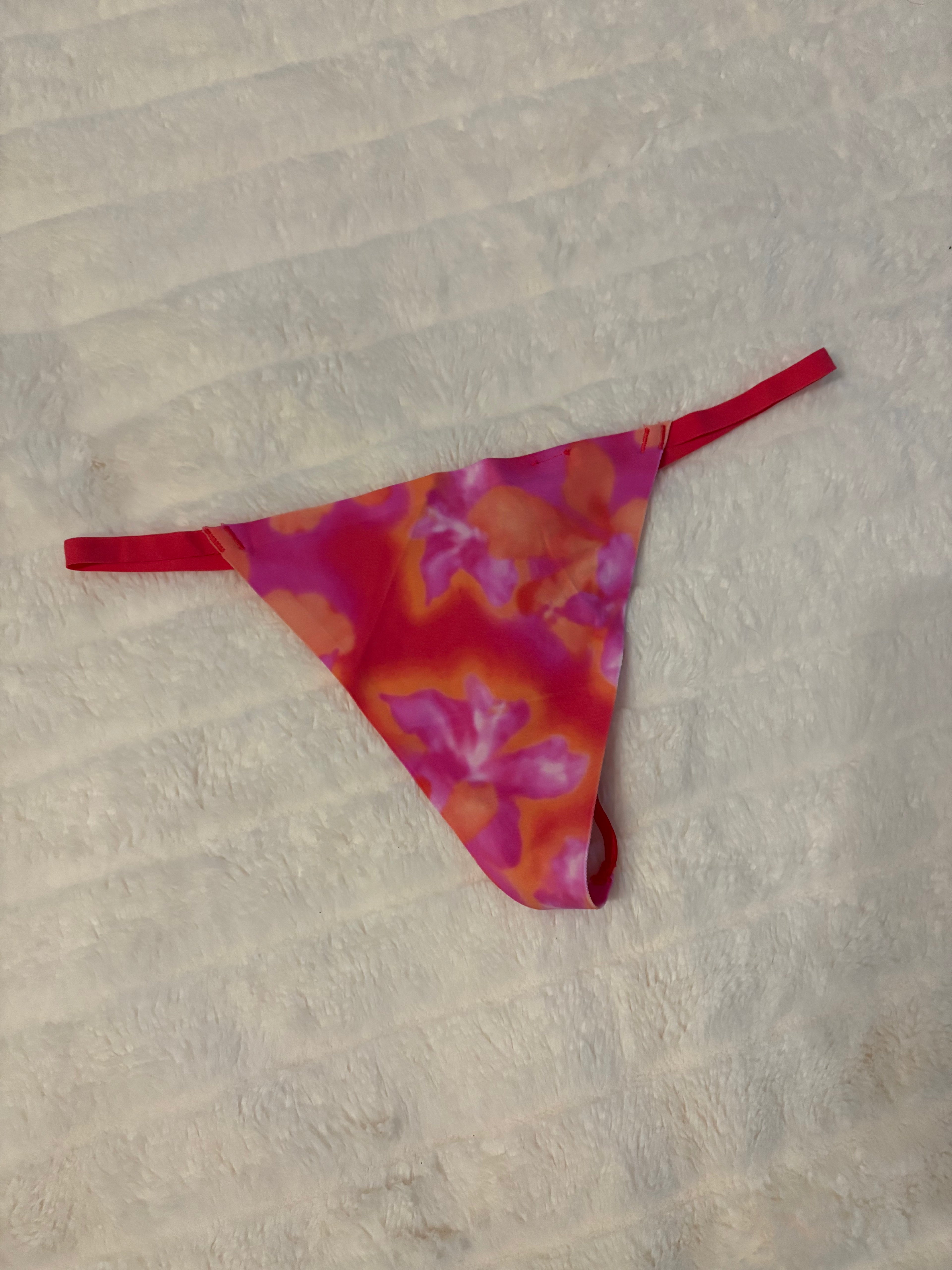 Worn/Used VS Micro Thong 🩷🧡🩷