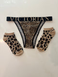 Worn/Used VS Panty & Sock Combo 🤎🖤🤎