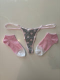 Worn/Used VS Panty & Sock Combo 💗